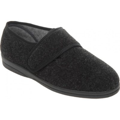 Cosyfeet Charcoal Slipper (Rupert)