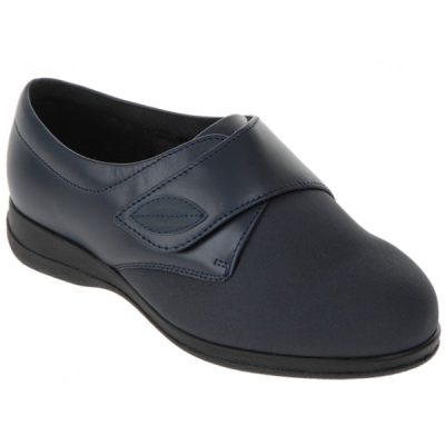 Cosyfeet Navy Womens Shoe (Karen)