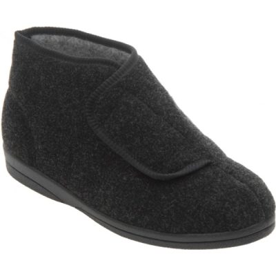 Cosyfeet Charcoal Boot Slipper (Robert)