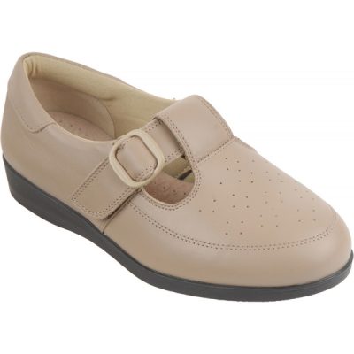 Cosyfeet Taupe Ladies Shoe (Catherine)